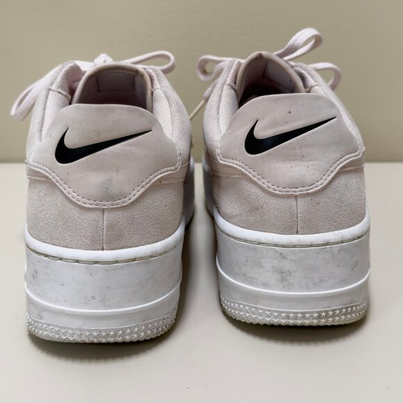Nike Women's Air Force 1 Sage Suede Low Size 9.5 Barely Rose - AR5339 604 White - Picture 5 of 8